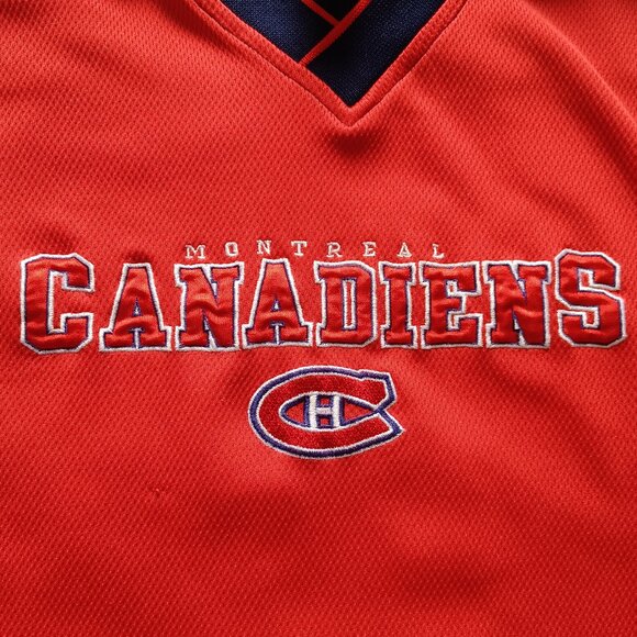 1990s Y2K Nike Team Montreal Canadiens Saku Koivu NHL Hockey Jersey Youth Large - Picture 3 of 16